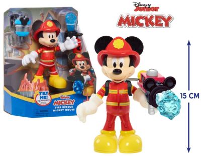 Mickey - Figurine 15 Cm Pompier Avec Acc.