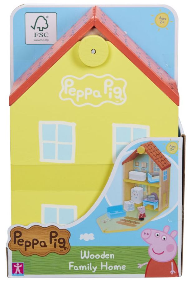 Peppa Pig Wooden Family Home (With Figures & Acces