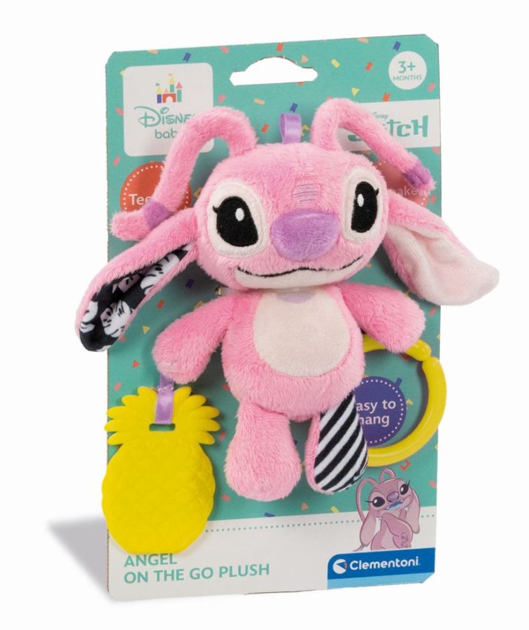 Stitch Travel Plush Pink