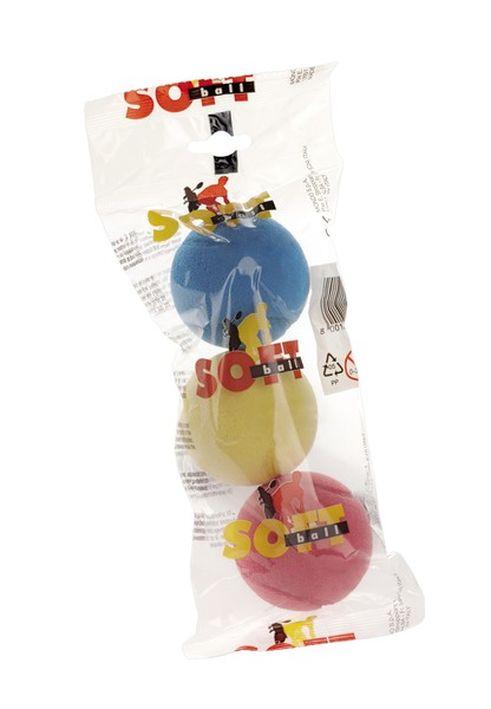 Ballon Soft Tennis 7cm - 3 stuks