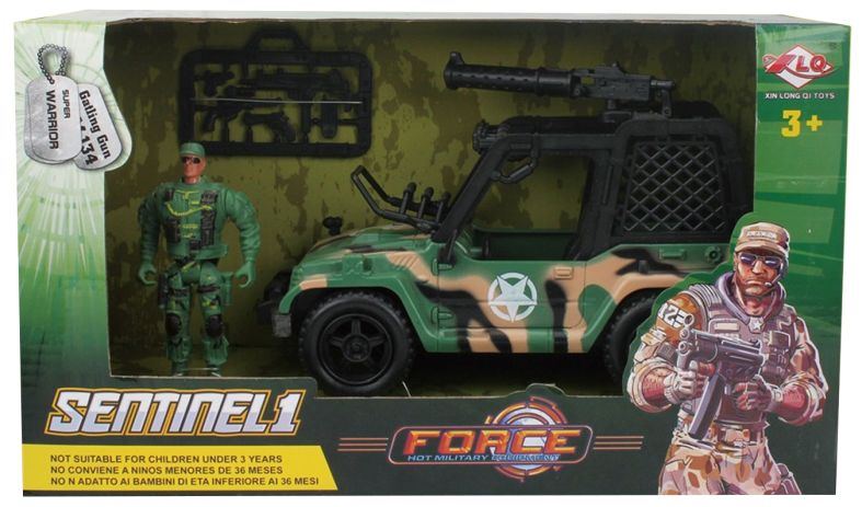 Set D'Armé Avec Jeep