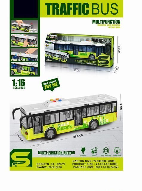 Friction Bus(Light,Music,Door Can Open)