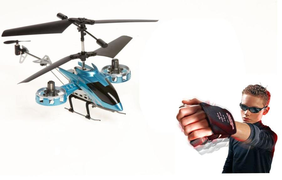 RC GLOVE  4 CH Heli w/GFT