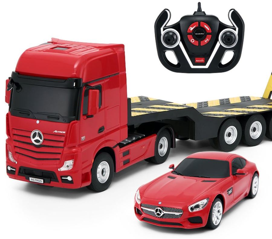Mercedes Actros 1:26 + auto 1:24 - USB lader - R/C