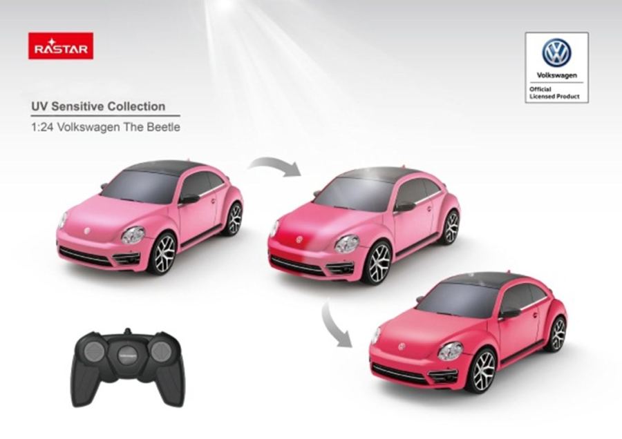Vw Beetle Uv Sensitive - 1:24 - R/C