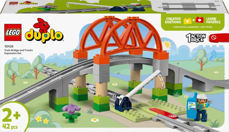 LEGO DUPLO - Train bridge and track extension set 10426