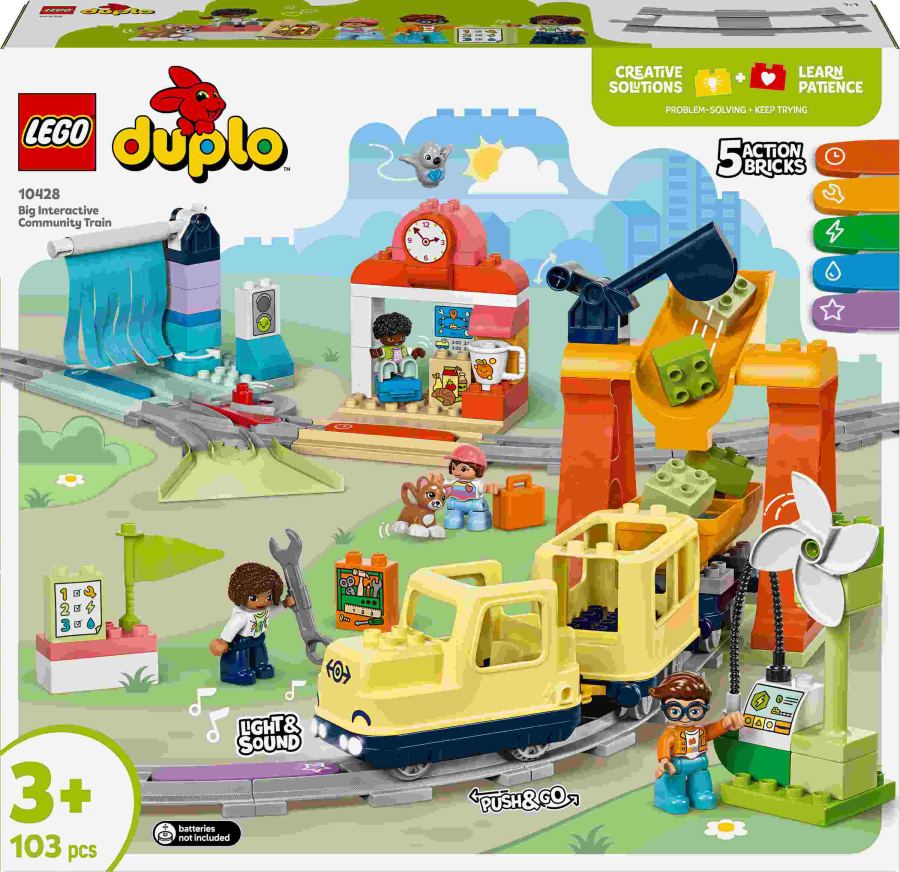 LEGO DUPLO - Grand train de quartier interactif 10428