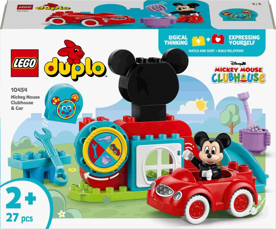 LEGO DUPLO - Clubhouse de Mickey Mouse et voiture 10454