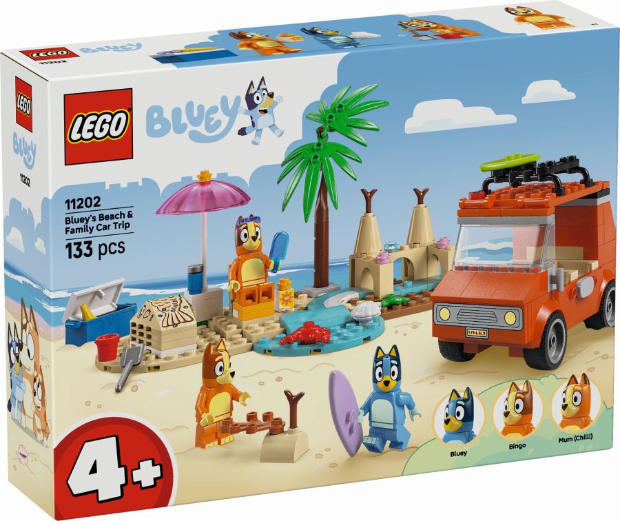LEGO Bluey - Bluey's Car Ride to the Beach 11202