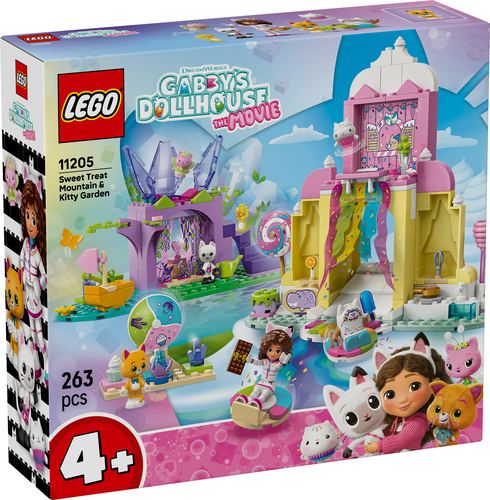 LEGO Gabby's Dolhouse - Snoepjesberg & Kattentuin 11205