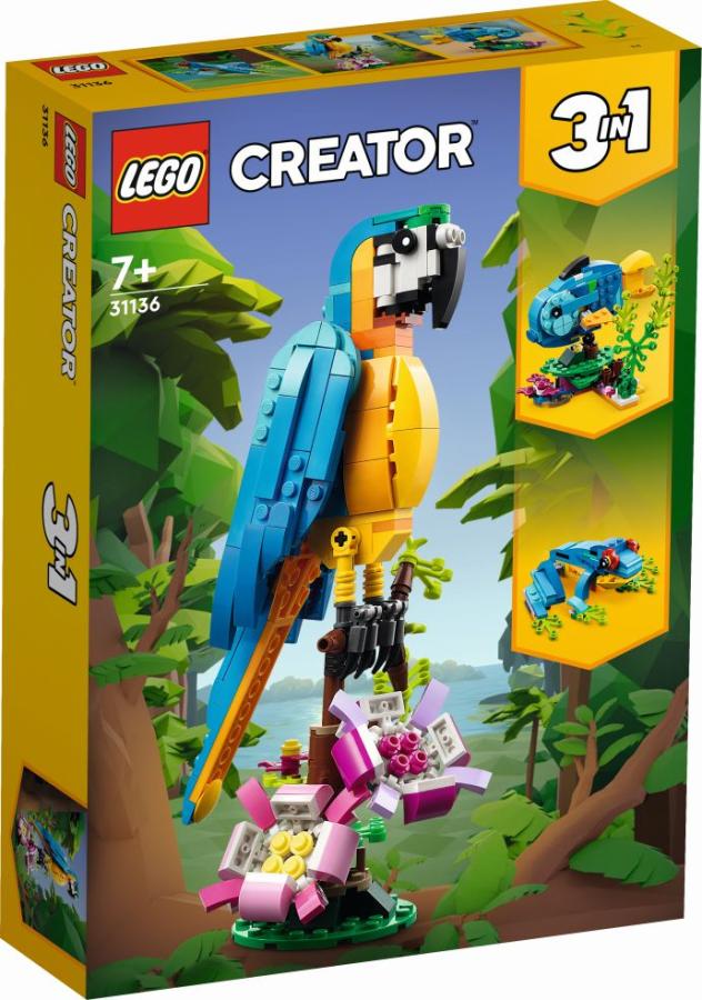 LEGO Creator 3-1 - Exotischer Papagei 31136