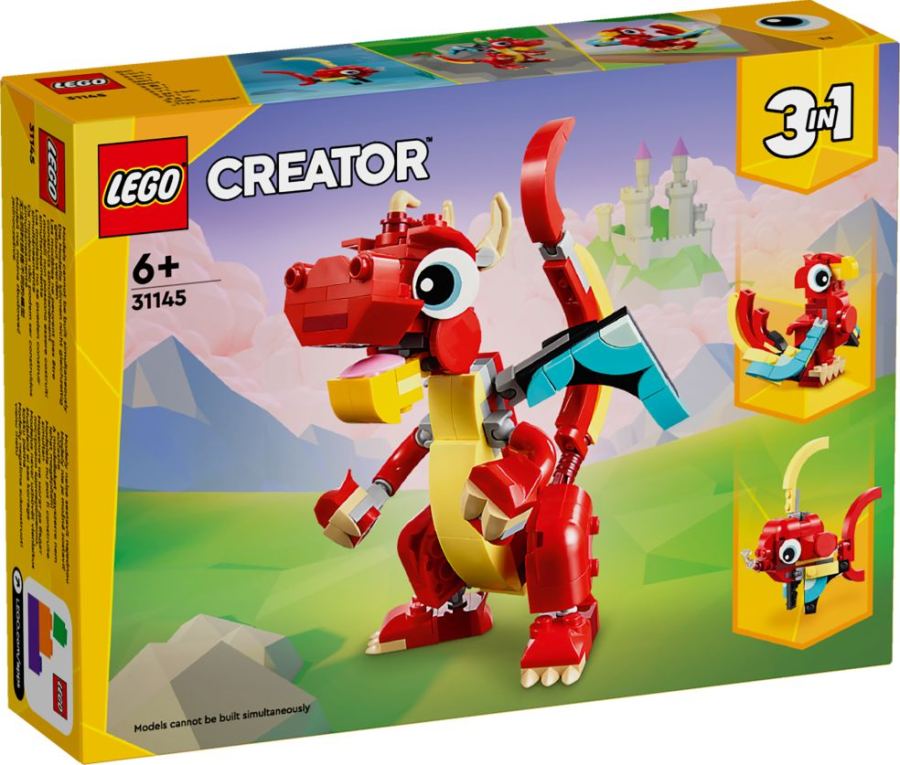 LEGO Creator 3-1 - Red Dragon 31145