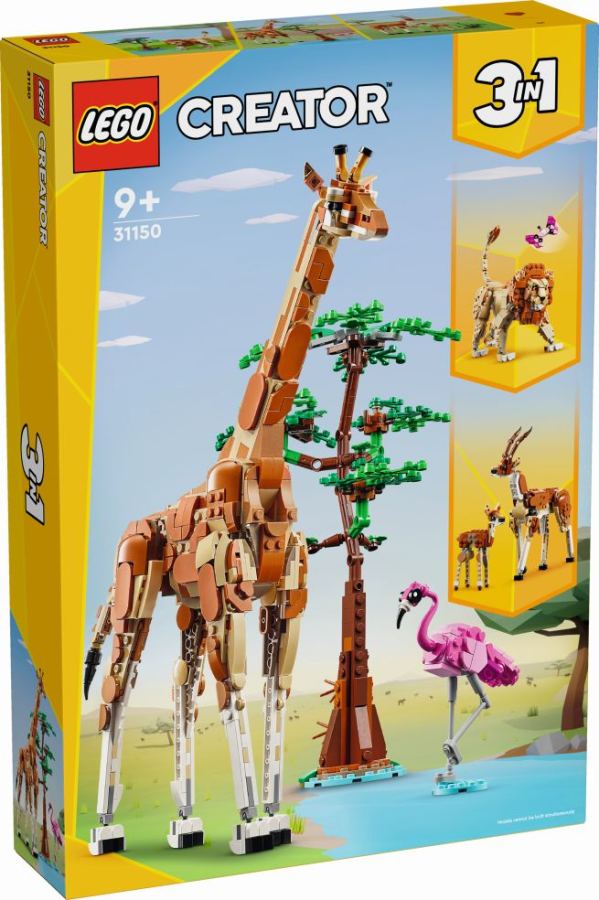 LEGO Creator 3-1 - Animaux de safari 31150
