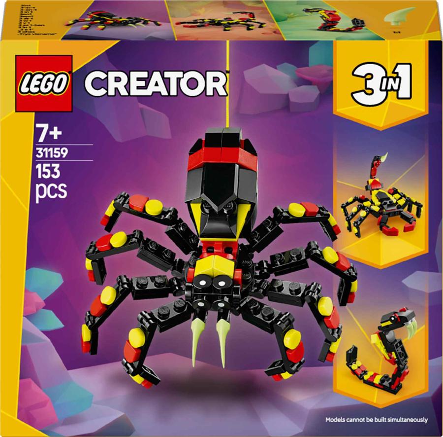 LEGO Creator 3-1 - Wilde Tiere: Aufregende Spinne 31159