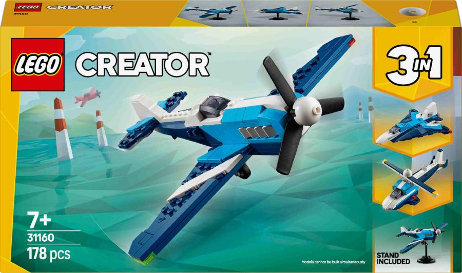 LEGO Creator 3-1 - Luftfahrt: Rennflugzeug 31160