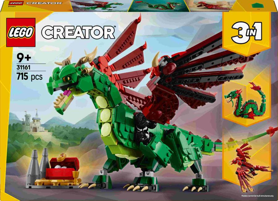 LEGO Creator 3-1 - Medieval Dragon 31161