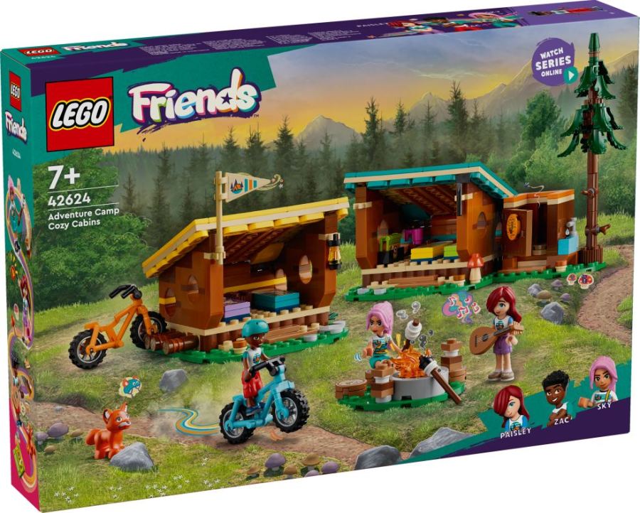 LEGO Friends - Cabanes cosy du camp d'aventure 42624