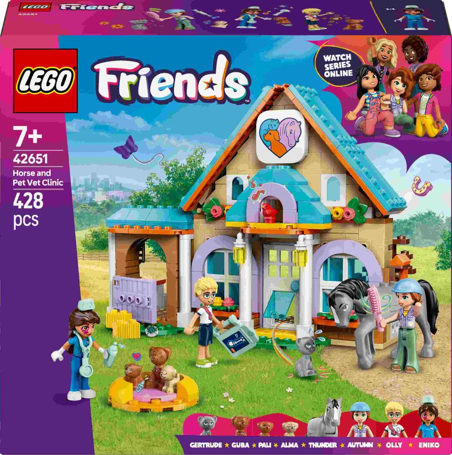LEGO Friends - Clinique pour chevaux et animaux de compagnie 42651