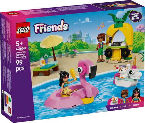 LEGO Friends - Einhorn- & Flamingo-Poolparty 42658
