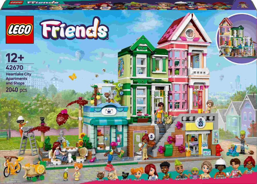 LEGO Friends - Heartlake City Apartments and Shops 42670