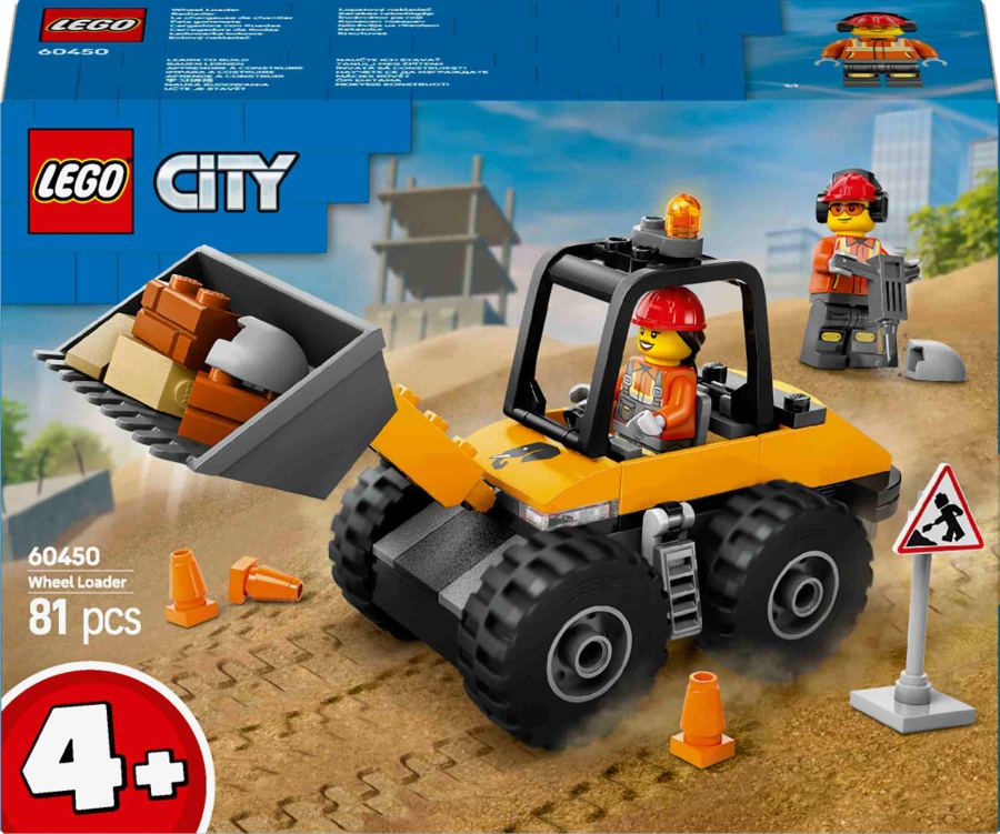 LEGO City - Chargeuse sur pneus jaune 60450