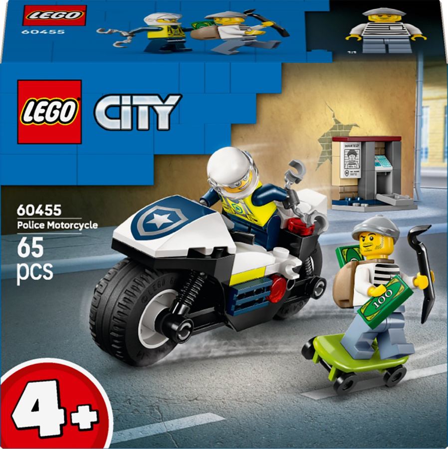 LEGO City Police - Police Motorcycle Chase 60455