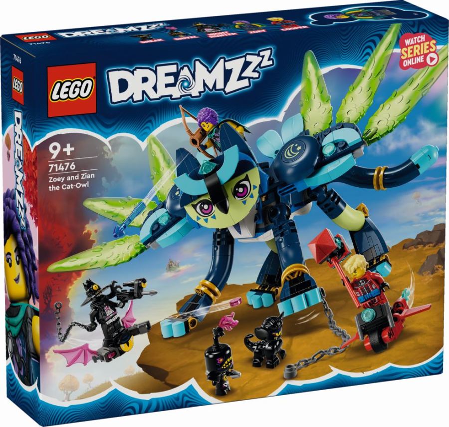 LEGO Dreamzzz - Zoey et Zian le chat-hibou 71476