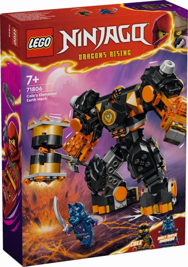LEGO Ninjago - Cole's Elemental Earth Mech 71806