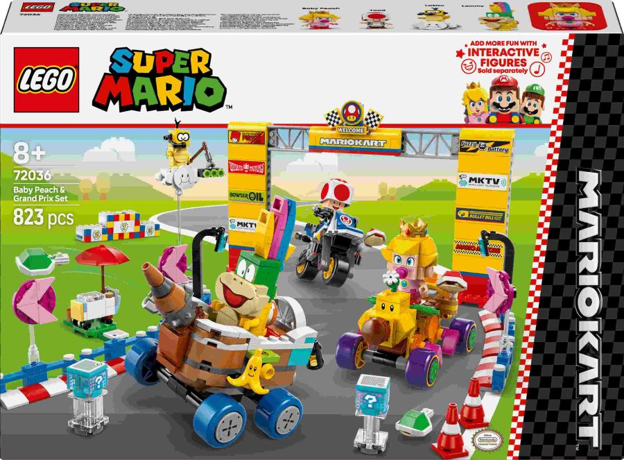 LEGO Super Mario - Mario Kart – Baby Peach & GP Set 72036