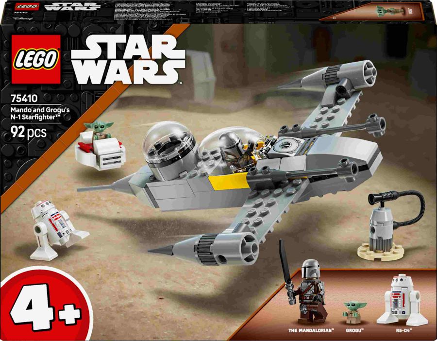 LEGO Star Wars - Mando en Grogu's N-1 Starfighter™ 75410