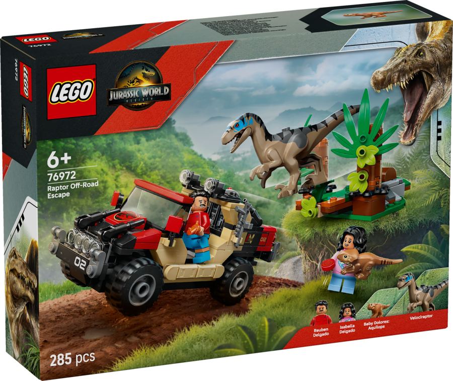 LEGO Jurassic World - Offroad raptorontsnapping 76972