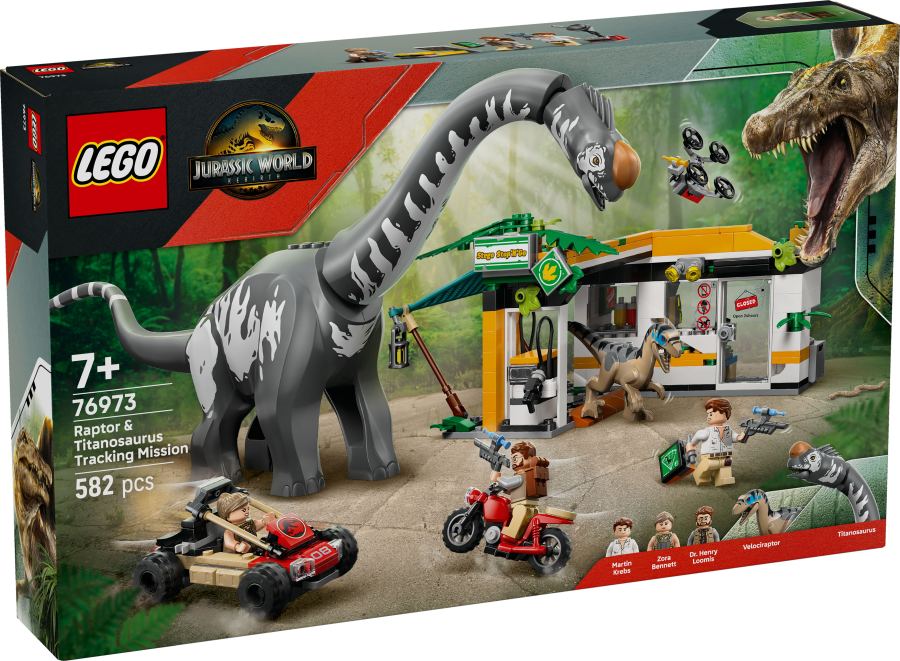 LEGO Jurassic World - Raptor and Titanosaurus Tracking Mission 76973