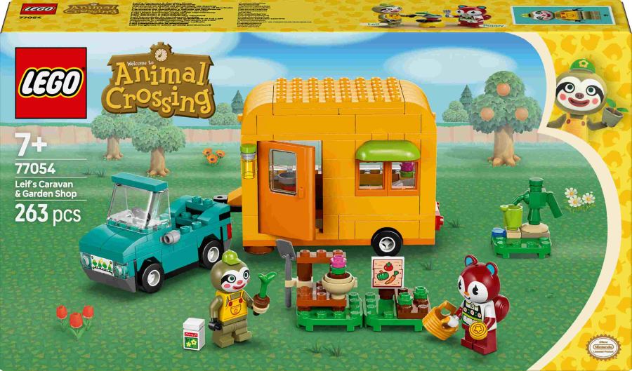 LEGO Animal Crossing - Caravane et magasin de jardin de Leif 77054