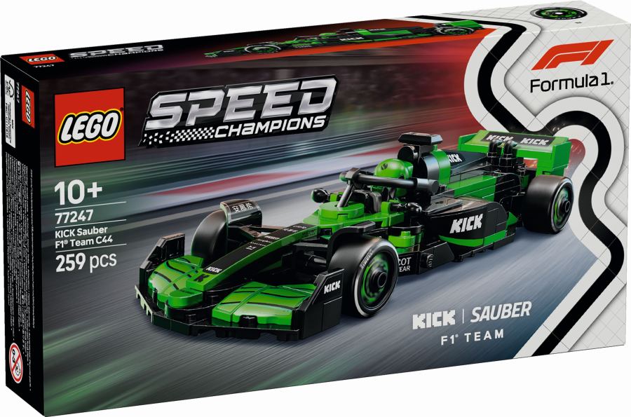 LEGO Speed Champions - KICK Sauber C44 Team F1 Rennwagen 77247