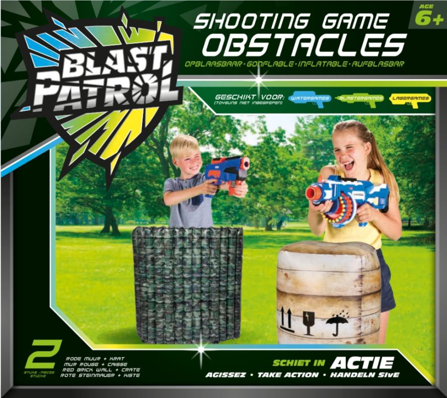 Blast Patrol  road barrier + crate