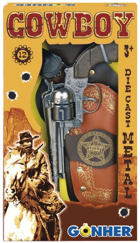 Revolver avec étui Cowboy - 12 coups