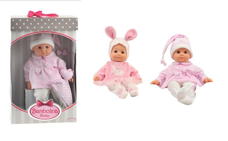 Poupée bébé au corps mou - 36 cm- 2 asst