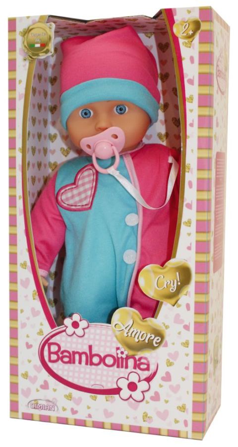 Pop met huilgeluidjes - Amore - 36 cm