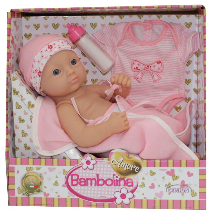 Pop Newborn met accessoires - Amore - 34 cm