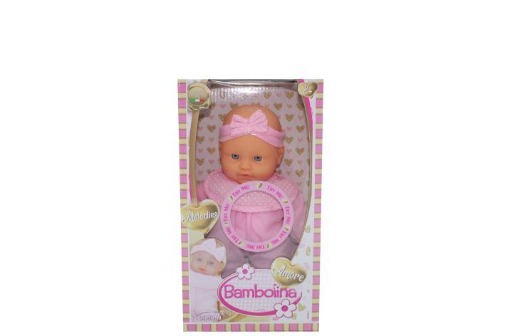 Pop zacht met 4 melodieën - Amore - 26 cm - asst