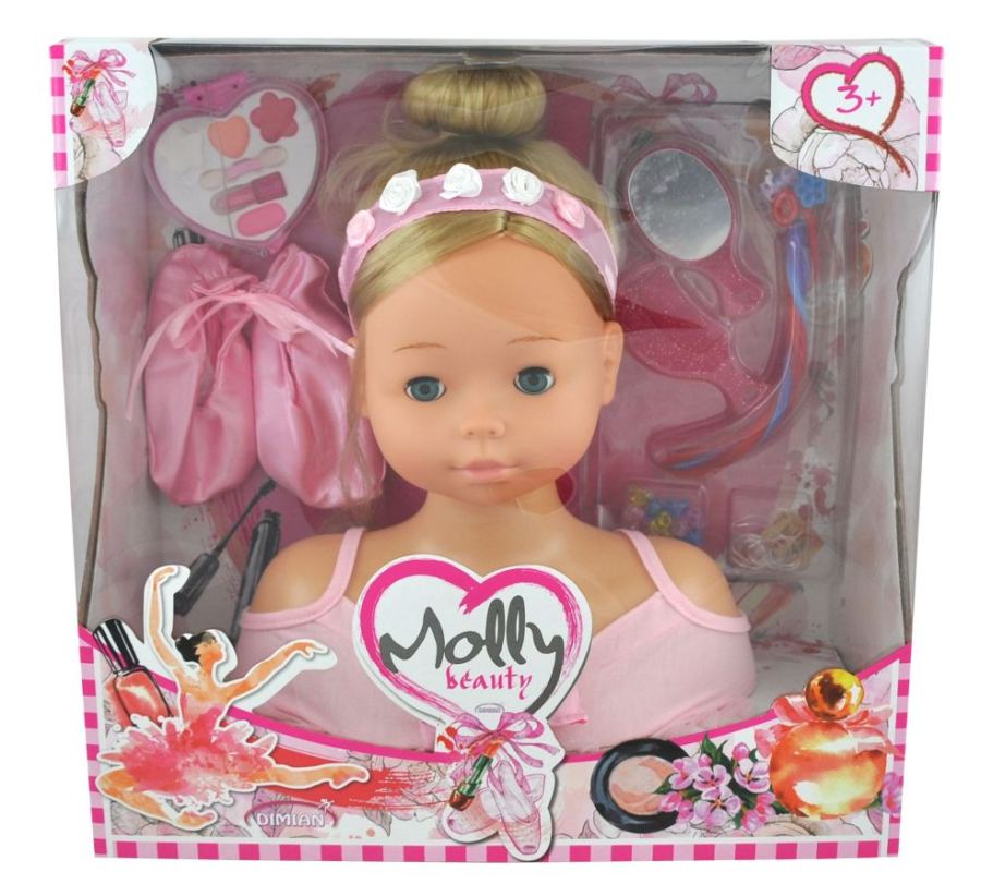 Tête à coiffer avec maquillage - Baby Annabel