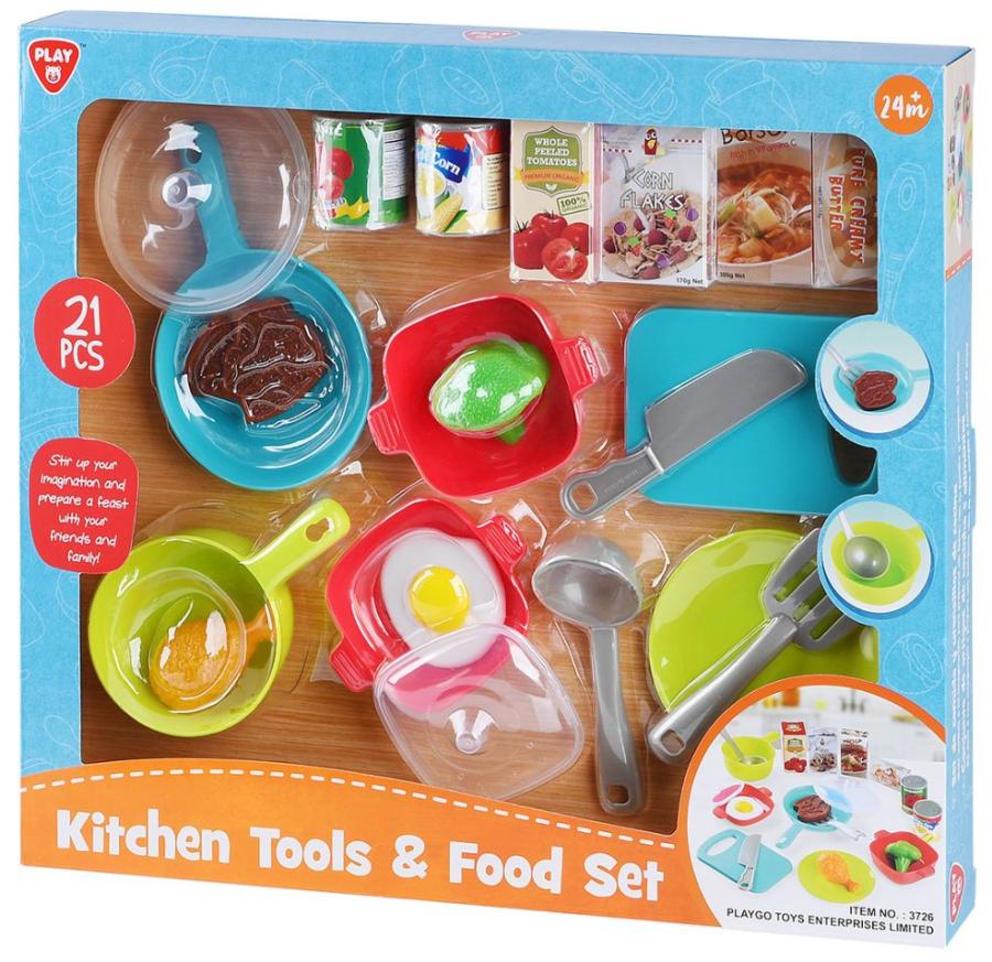 Outils de cuisine et nourriture - 21 pcs