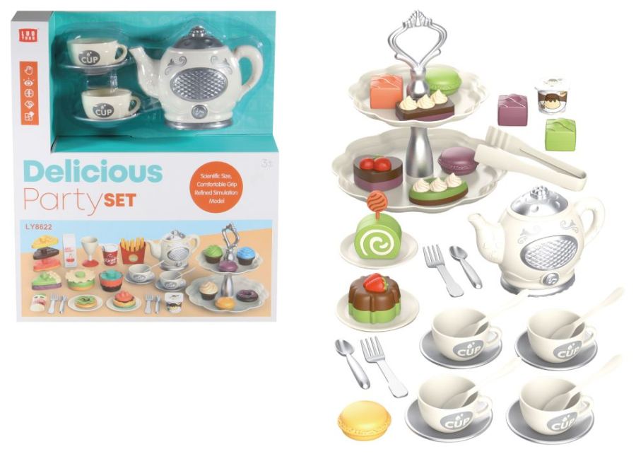 Dessert station set with kettle, music&light