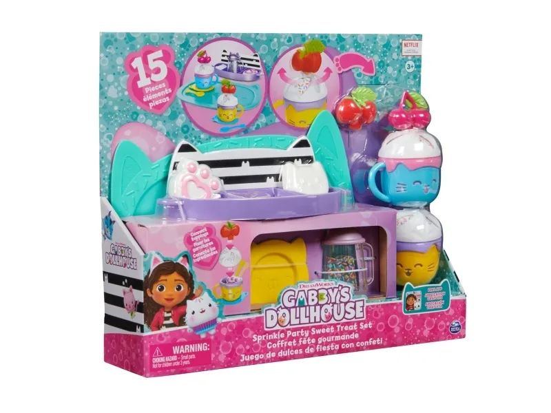 Gabby'S Poppenhuis – Sprinkle Party - Serviessetje