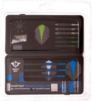 Fléchettes pointe acier blackcoated - Longfield - 23 g