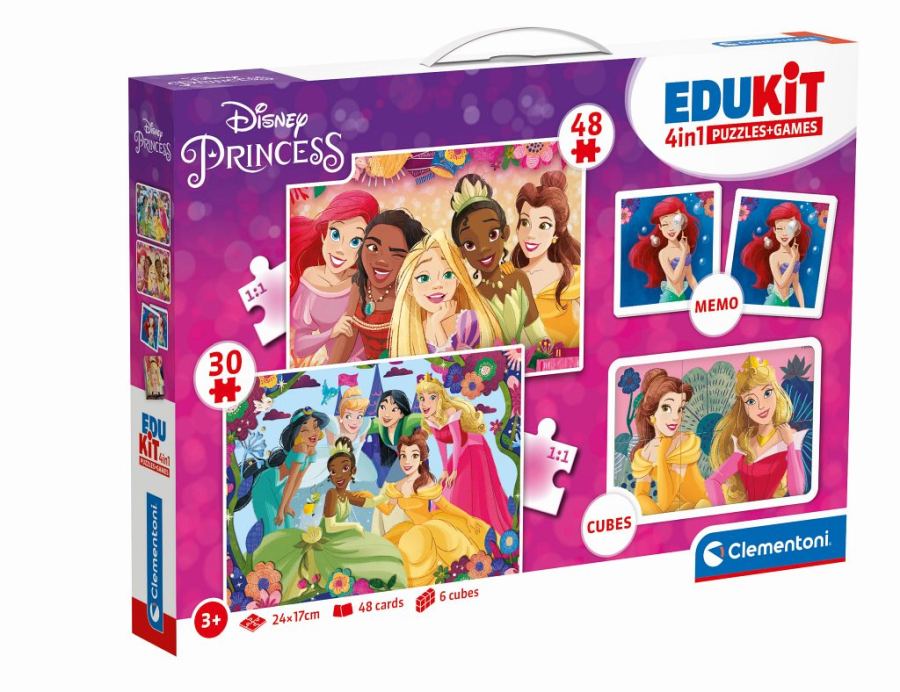 Clementoni - Edukit 4 In 1 Princess