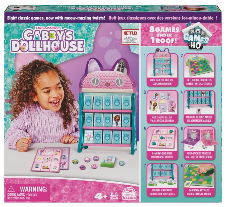 8 jeux Headquarters House - Gabby's Dollhouse
