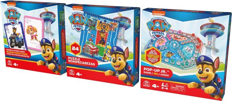 3 pack spelletjesbundel - Paw Patrol