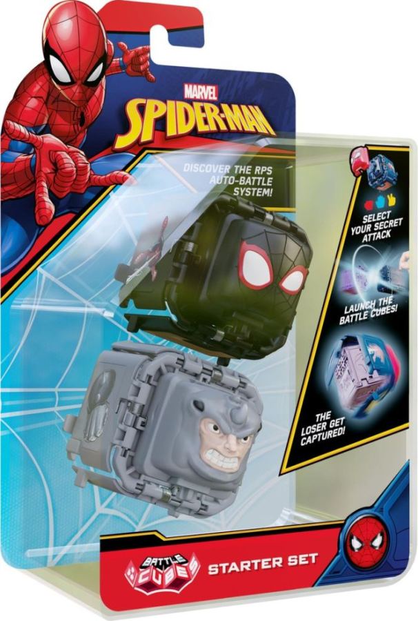 Battle cube-miles morales vs rhino 2 pack - battle set