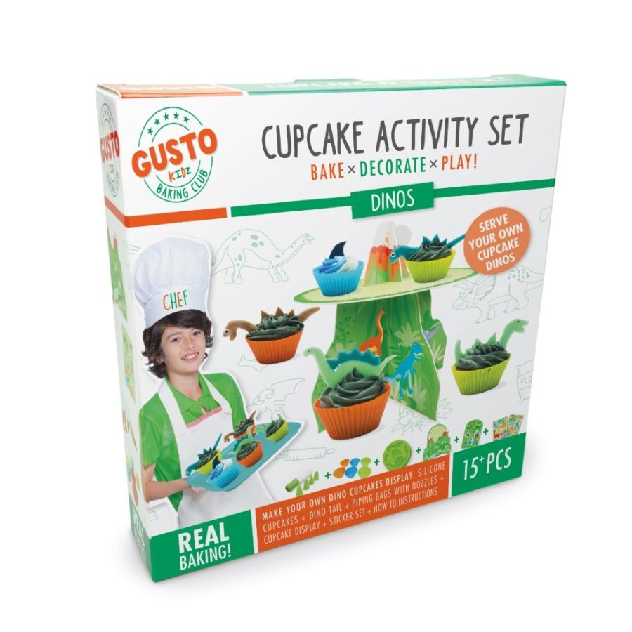 Gusto - Dinos Cupcake Activity Set